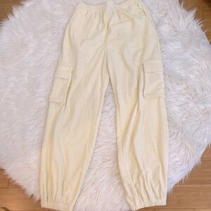 Textured Lounge Cargo Pants